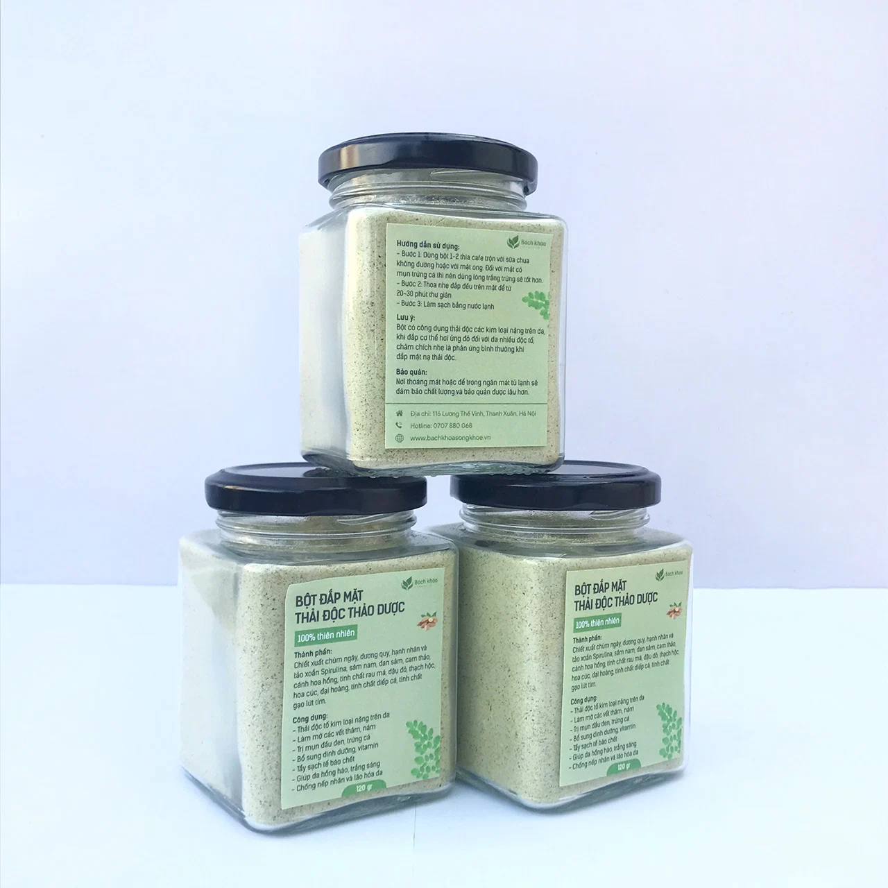 Bột đắp Mặt Thảo Dược 2