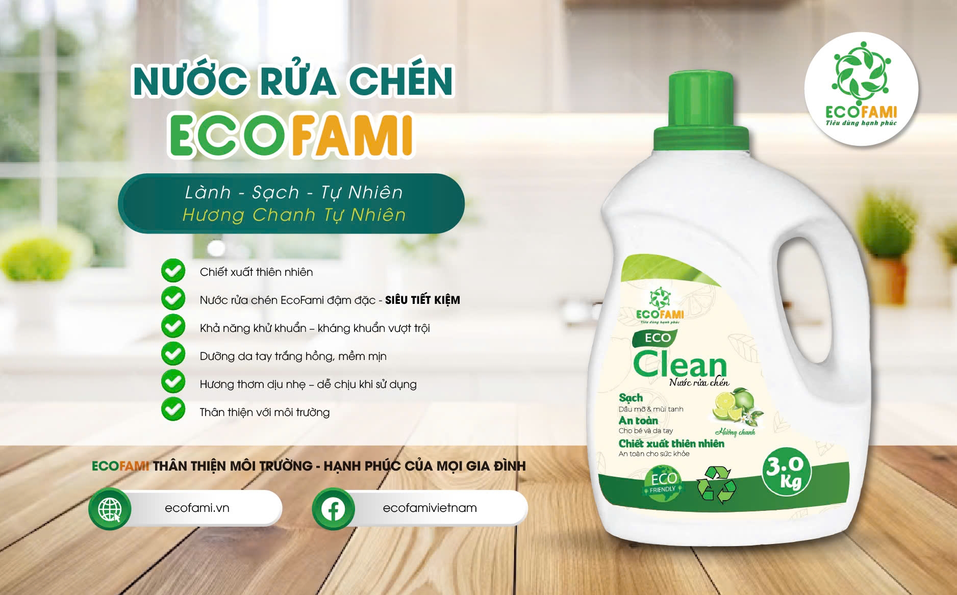Rửa Chén 3kg